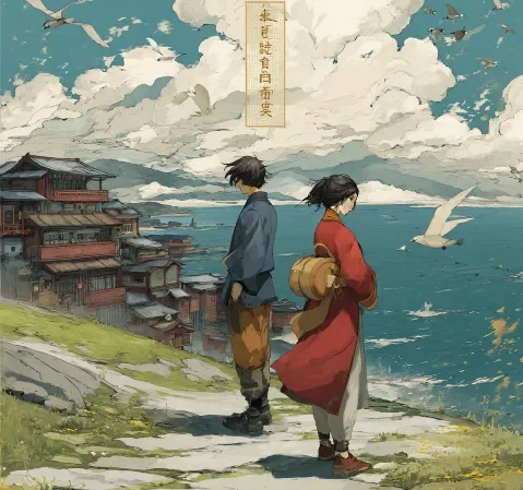日常题材漫画《小镇日常录》封面